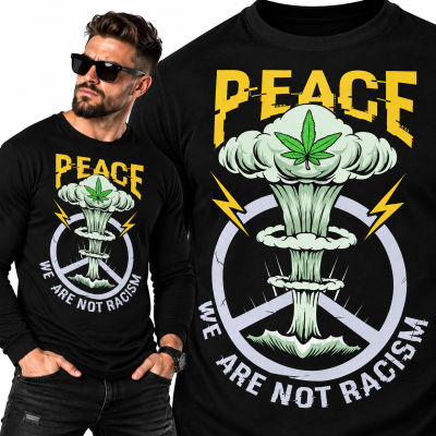 LONGSLEEVE ŚMIESZNY CANNABIS GANK